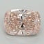 3.03 Ct. Fancy Intense Pink Cushion Lab Grown Diamond