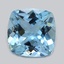 8.1mm  Blue  Cushion   Aquamarine