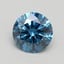 2.50 Ct. Fancy Vivid Blue Round Lab Grown Diamond