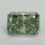 2.12 Ct. Fancy Vivid Green Radiant Lab Grown Diamond