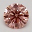 2.00 Ct. Fancy Intense Pink Round Lab Grown Diamond
