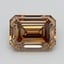 3.05 Ct. Fancy Light  Brown Emerald Lab Grown Diamond