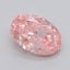 0.56 Ct. Fancy Vivid  Pink Oval Lab Grown Diamond