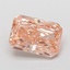 1.04 Ct. Fancy Vivid Pink Radiant Lab Grown Diamond