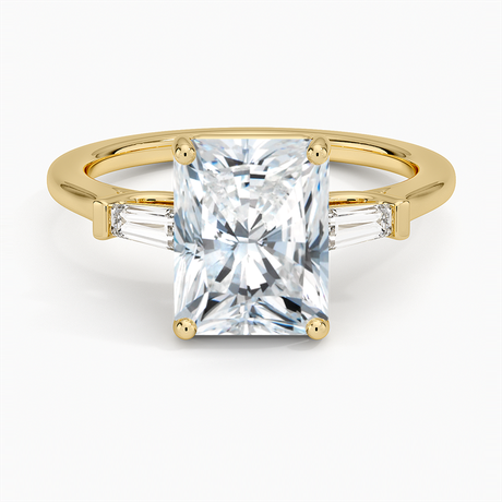 18K Yellow Gold Perfect Fit Tapered Baguette Diamond Ring