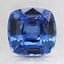 7.7mm Blue Cushion Sapphire