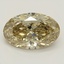 1.00 Ct. Fancy Brown-Yellow Oval Diamond