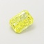 0.52 Ct. Fancy Intense Yellow Radiant Lab Grown Diamond