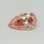 0.32 Ct. Fancy Vivid Pink Pear Lab Grown Diamond