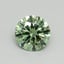 0.50 Ct. Fancy Vivid Pacific Green Round Lab Grown Diamond