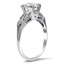 The Genny Ring, smalltop view on a hand