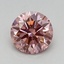 0.62 Ct. Fancy Intense Pink Round Lab Grown Diamond