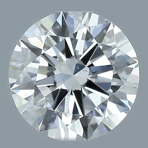 Round diamond — real photo