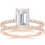 14K Rose Gold Luxe Viviana Diamond Bridal Set (1/2 ct. tw.)
