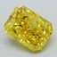 2.49 Ct. Fancy Vivid Yellow Radiant Lab Grown Diamond