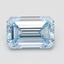 1.54 Ct. Fancy Intense Blue Emerald Lab Grown Diamond