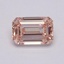 1.00 Ct. Fancy Pink Emerald Lab Grown Diamond