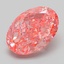 6.03 Ct. Fancy Vivid Pink Oval Lab Grown Diamond