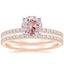 14K Rose Gold Luxe Ballad Bridal Set (1/2 ct. tw.)