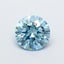 1.41 Ct. Fancy Vivid Blue Round Lab Grown Diamond