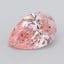 3.00 Ct. Fancy Vivid  Pink Pear Lab Grown Diamond