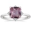 18K White Gold Gardenia Diamond Ring, smalltop view