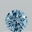 0.34 Ct. Fancy Vivid Blue Round Lab Grown Diamond