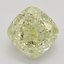 1.15 Ct. Fancy Light Yellow Cushion Diamond