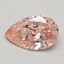 1.10 Ct. Fancy Vivid Pink Pear Lab Grown Diamond