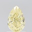 0.79 Ct. Light Yellow Pear Lab Grown Diamond