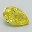 2.08 Ct. Fancy Vivid Yellow Pear Lab Grown Diamond