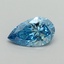 1.01 Ct. Fancy Vivid Blue Pear Lab Grown Diamond
