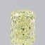 1.00 Ct. Fancy Light  Yellow Radiant Diamond