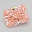 3.06 Ct. Fancy Vivid  Pink Radiant Lab Grown Diamond
