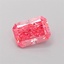 1.04 Ct. Fancy Vivid  Pink Radiant Lab Grown Diamond