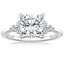 Platinum Luxe Melody Diamond Ring (1/5 ct. tw.), smalltop view