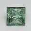 1.29 Ct. Fancy Vivid Pacific Green Princess Lab Grown Diamond
