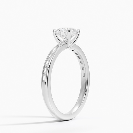 Tabitha Channel Set Baguette Diamond Ring