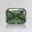 1.02 Ct. Fancy Vivid Pacific Green Radiant Lab Grown Diamond