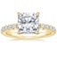 14K Yellow Gold Olympia Half Coverage Diamond Ring (1/2 ct. tw.), smalltop view