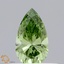 0.33 Ct. Fancy Vivid  Green Pear Lab Grown Diamond