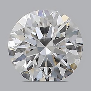 Round diamond — real photo