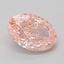 1.08 Ct. Fancy Vivid Pink Oval Lab Grown Diamond
