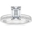 18K White Gold Sydney Perfect Fit Diamond Ring with Luxe Ballad Diamond Ring (1/4 ct. tw.)