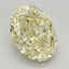 3.28 Ct. Fancy Intense Yellow Oval Lab Grown Diamond