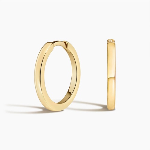 1.6mm Small Perfect Flat Hoop Earrings
