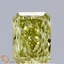 0.55 Ct. Fancy Vivid  Yellow Radiant Lab Grown Diamond