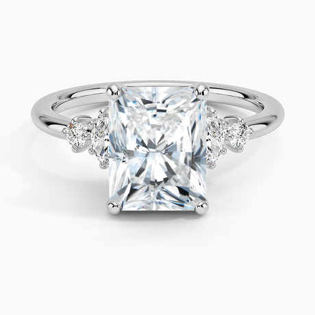 18K White Gold Miroir Diamond Ring