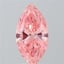 4.27 Ct. Fancy Vivid  Pink Marquise Lab Grown Diamond