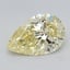 1.57 Ct. Fancy Yellow Pear Lab Grown Diamond